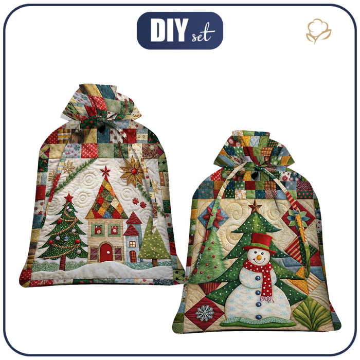 Gift pouches - BATIK 2- sewing set - SMALL