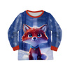 CHILDREN'S PAJAMAS " MIKI" - ANIMATED FOX - sewing set (110/116)