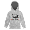DZIECIĘCA BLUZA Z KAPTUREM (ALEX) - LITTLE HEART BREAKER (BE MY VALENTINE) / LÓD - zestaw do uszycia