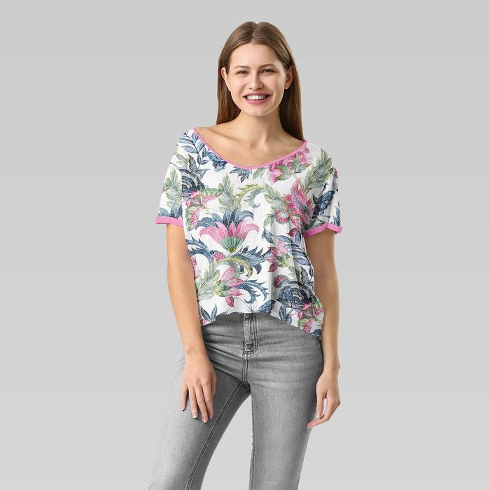 AMBATIK M. 2 - bio single jerset mit Elastan Sommersweat