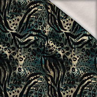 ANIMAL PATTERN WZ. 3 - teplákovina počesaná s elastanem ITY
