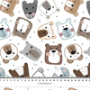 BEARS (CITY BEARS) - looped knit fabric