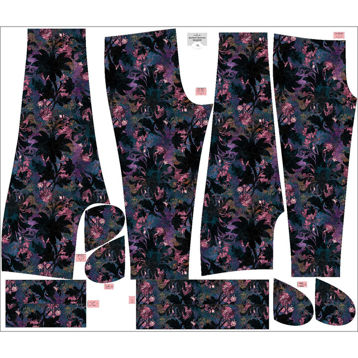 DAMEN JOGGINGHOSE (NOEMI) - FLORAL MS. 7 - Nähset XXL