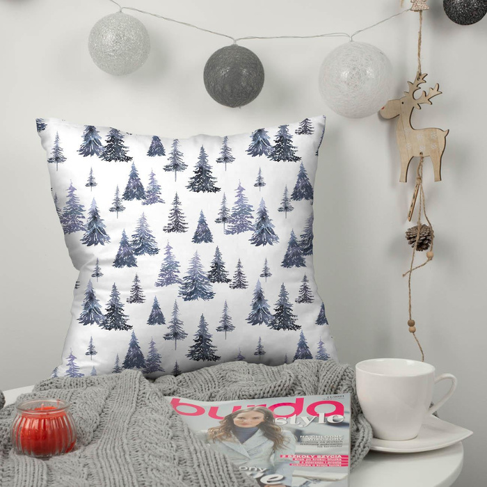 WALD M.2 (GEMALTER WALD) - Cotton woven fabric