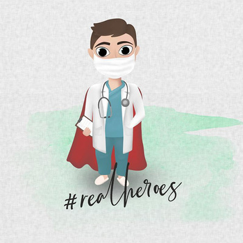 ARZT (REAL HEROES) / acid - Paneel Wasserabweisende Webware