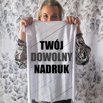 PANEL (60cm x 50cm) - Z WŁASNYM NADRUKIEM - single jersey