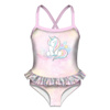 Girl's swimsuit - UNICORNS AND RAINBOW  pat. 2 (WONDERLAND) 146-152