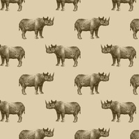 NASHÖRNER (SAFARI) - Wasserabweisende Webware