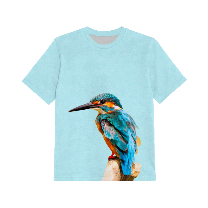 2-PACK - KID’S T-SHIRT - FOLKLORE AND KINGFISHER - sewing set (152/158)