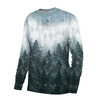 BASIC DAMEN SWEATSHIRT (HANA) - WALD OMBRE (WINTER IM GEBIRGE) - Sommersweat - XXXL