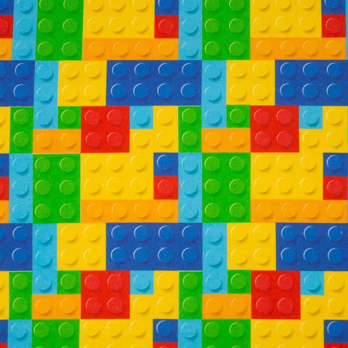 BRICKS - Cotton woven fabric