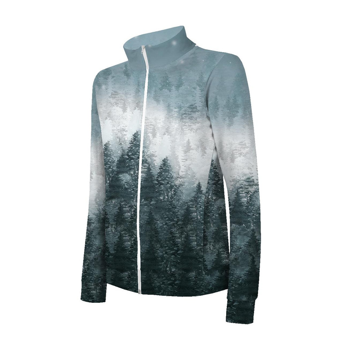 "MAX" CHILDREN'S TRAINING JACKET - FORREST OMBRE (WINTER IN THE MOUNTAIN) - Functional fabric (146/152)
