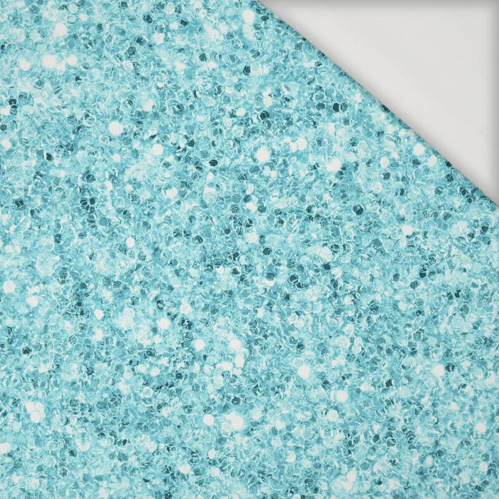 50cm BLAUER GLITTER (WUNDERLAND) - Viskose Jersey