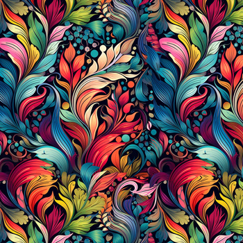 COLORFUL LEAVES m. 5 - Wasserabweisende Webware