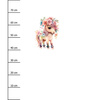BABY PONY - Paneel (75cm x 80cm) Wasserabweisende Webware
