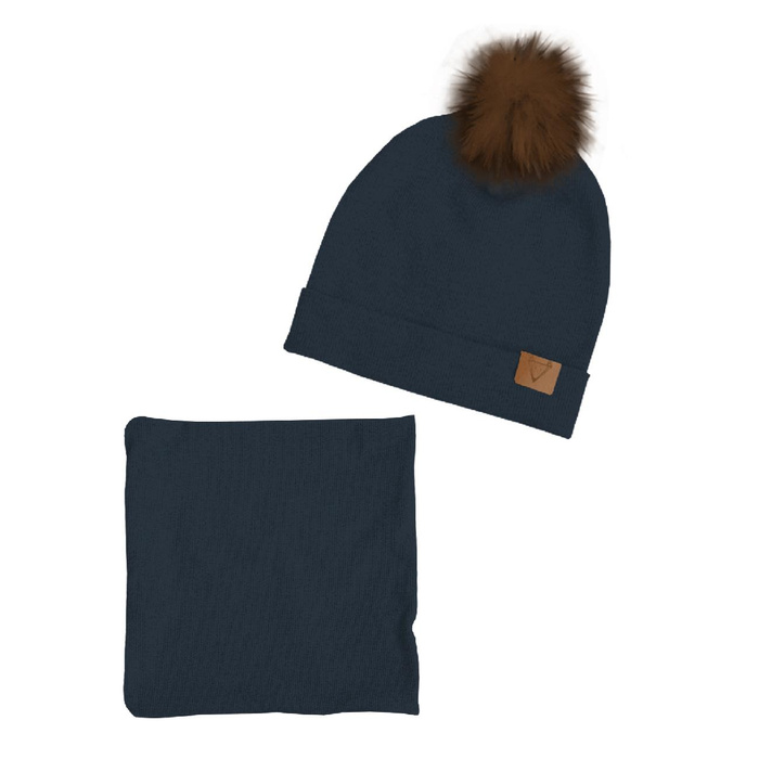 ANTHRACITE - Cap and loop creative sewing set