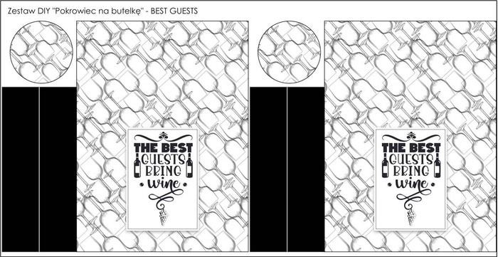 THE BOTTLE COVER - THE BEST GUESTS BRING WINE