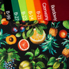 PARADISE FRUITS pat. 1 (PARADISE GARDEN) - Waterproof woven fabric