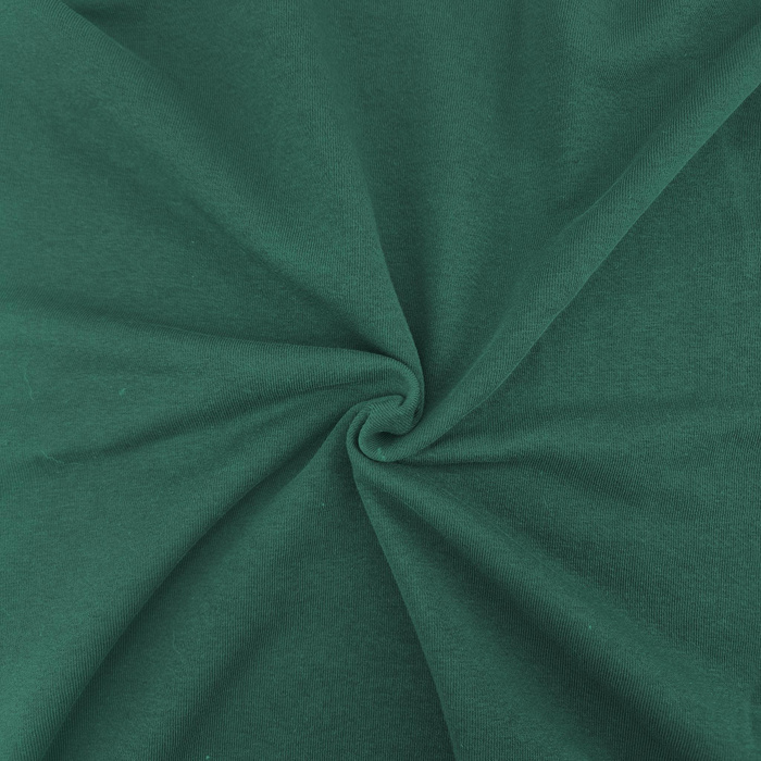 Reversible herringbone French terry - BOTTLE GREEN/ MR 59 - (P290j)