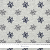 SNOWFLAKES pat. 5 (WINTER TIME) / melange light grey