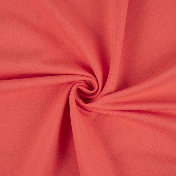 D-169 CORAL - looped knitwear with elastan 