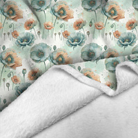 FLOWERS OWL FAMILY - Minky plyš