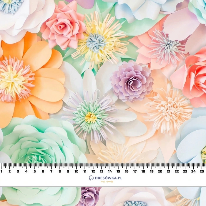 PASTEL FLOWERS WZ. 20 - Minky plyš