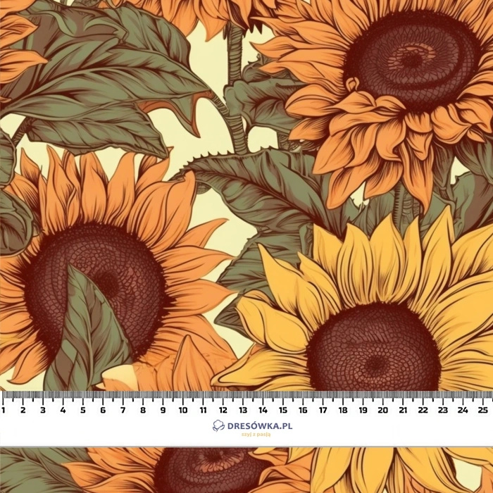 Sunflowers wz. 7 - satén