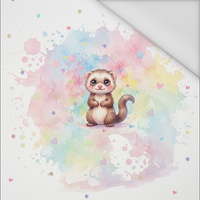 CUTE FERRET - panel (60cm x 50cm) Waterproof woven fabric
