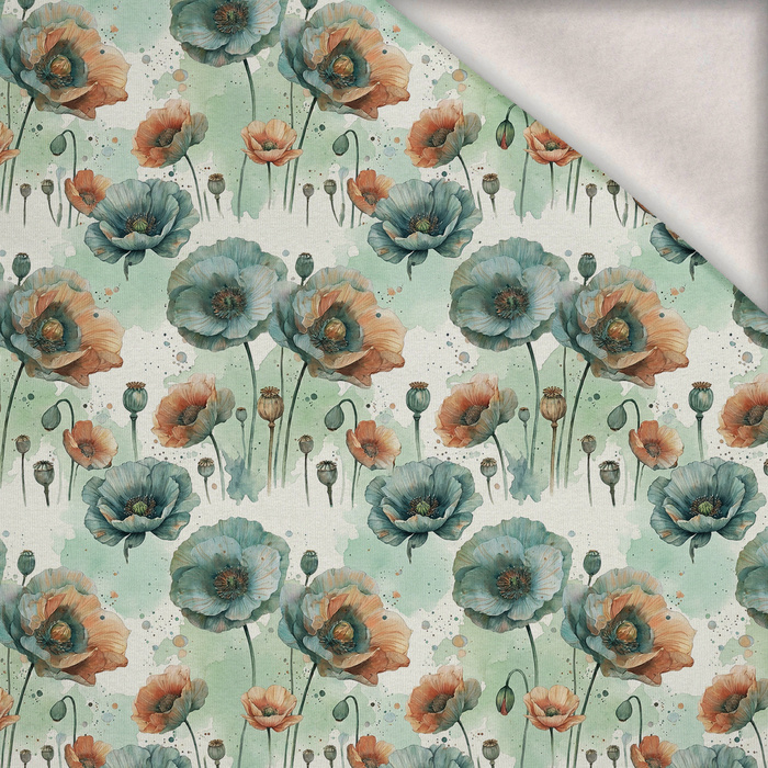 FLOWERS OWL FAMILY - Wintersweat angeraut mit Elastan ITY