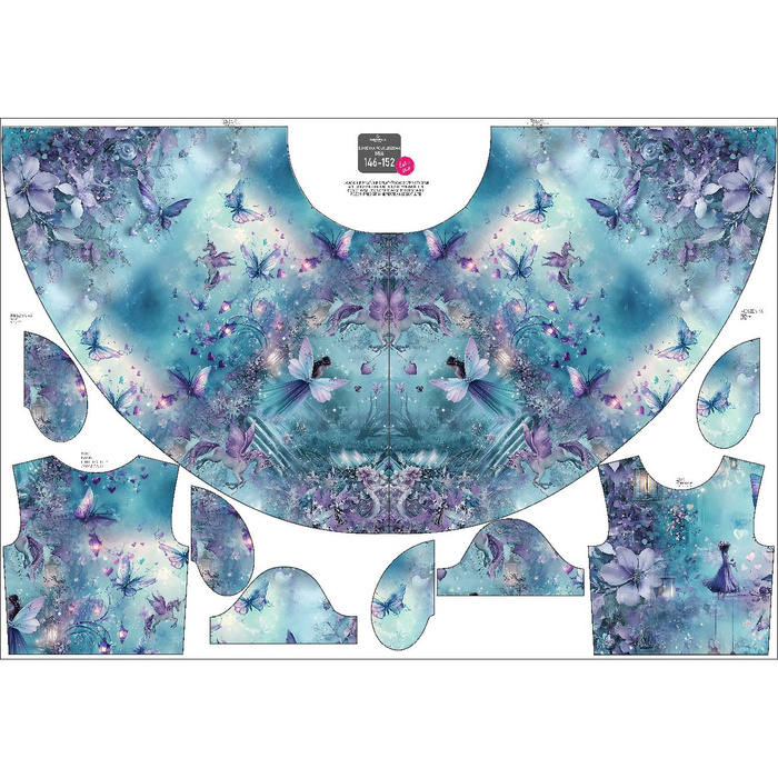 KINDER KLEID "MIA" - FAIRY WORLD MS.6 - Nähset