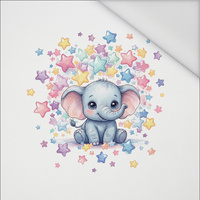 CUTE ELEPHANT - panel (60cm x 50cm) Waterproof woven fabric