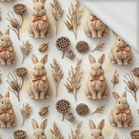 Boho Bunny - dresówka pętelkowa
