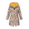 DAMENPARKA (ANNA) - HERBSTBLÄTTER M. 2 (BUNTER HERBST) - Softshell XXL