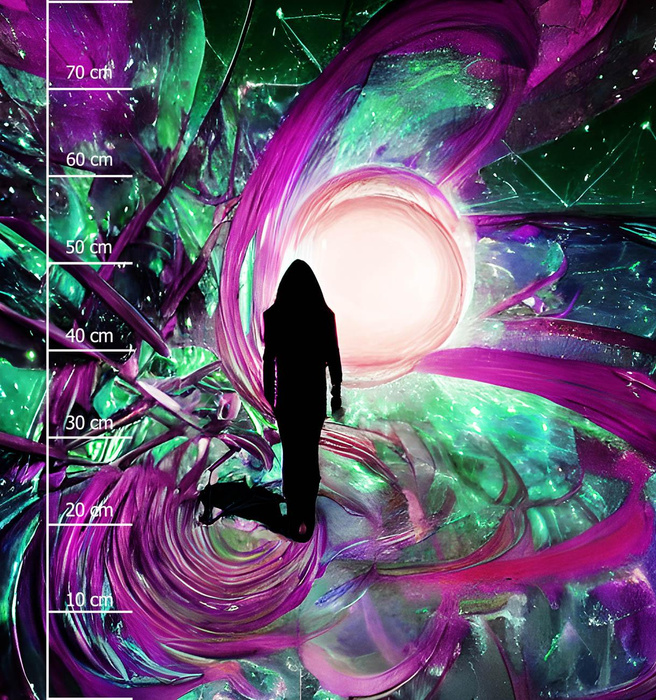 UNIVERSE - Panel (75cm x 80cm) SINGLE JERSEY ITY