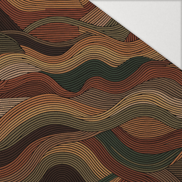 RETRO GEOMETRIC WZ. 22 - Hydrophobic brushed knit