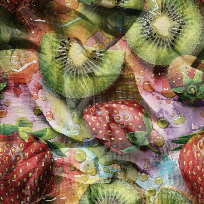 FRUIT MIX wz.1 - Cotton muslin