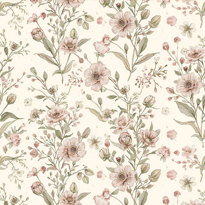 FLOWERS MEADOW WZ. 4 - Crepe
