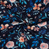GEMALTE PAONIEN / navy - Single Jersey Sommersweat
