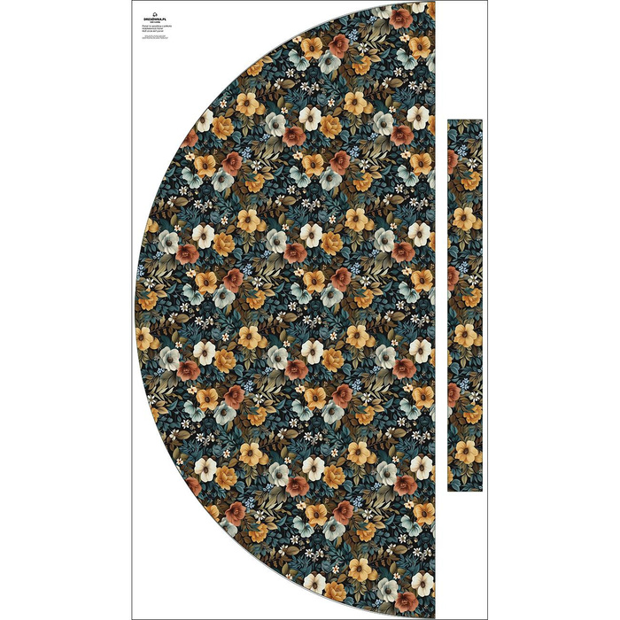 Skirt panel "MAXI"/ Flowers wz.24