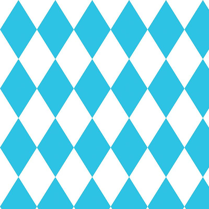 OKTOBERFEST KAROS / türkis - Baumwoll Webware