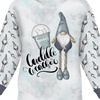 KID'S HOODIE (ALEX) - CUDDLE WEATHER (WINTER IN THE CITY) - looped knit fabric (86/92)