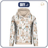 CLASSIC DAMEN HOODIE "POLA" (XXXL) - FLOWERS M.16 - Nähset