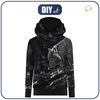 UNISEX HOODIE (HYDRA) - ARCTIC WOLF - sewing set (86/92)
