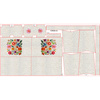 XL bag with in-bag pouch 2 in 1 - FLOWERS 3D WZ. 17 - sewing set