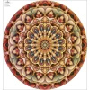 Groß  tellerrock-Panel –  Krepp - COLORFUL MANDALA WZ. 5