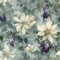 PASTEL FLOWERS WZ.4 - Thermo lycra