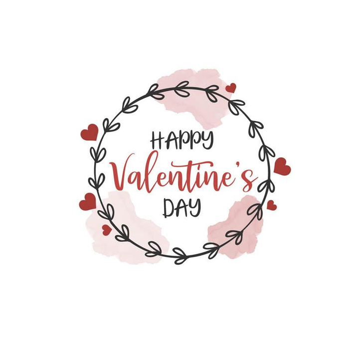 HAPPY VALENTINE’S DAY (HAPPY VALENTINE’S DAY) - panel 50cm x 60cm