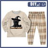 CHILDREN'S PAJAMAS " MIKI" - HALLOWEEN CAT pat. 4 - sewing set