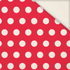 RED POLKA DOTS - Leinen 100%
